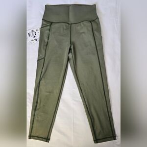 Olive Green Leggings - Bordeaux (M)